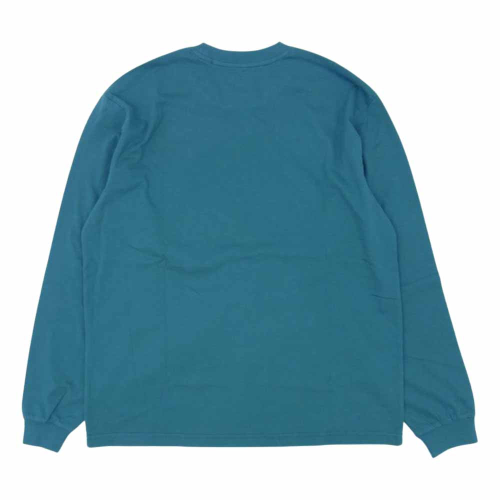 Supreme シュプリーム 21AW Stars Collar L/S Top スターズ カラー ロングスリーブ トップ ターコイズ系 S【中古】