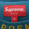Supreme シュプリーム 21AW Stars Collar L/S Top スターズ カラー ロングスリーブ トップ ターコイズ系 S【中古】
