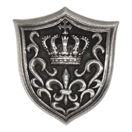 Justin Davis ジャスティンデイビス SPJ103 SHIELD PENDANT シールド ペンダント シルバー系【中古】