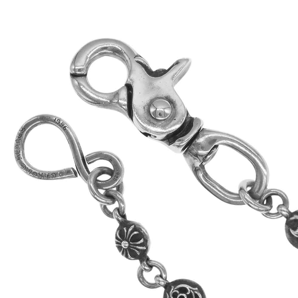CHROME HEARTS クロムハーツ（原本無） 1クリップ ショート マルチボール ウォレットチェーン シルバー系【中古】