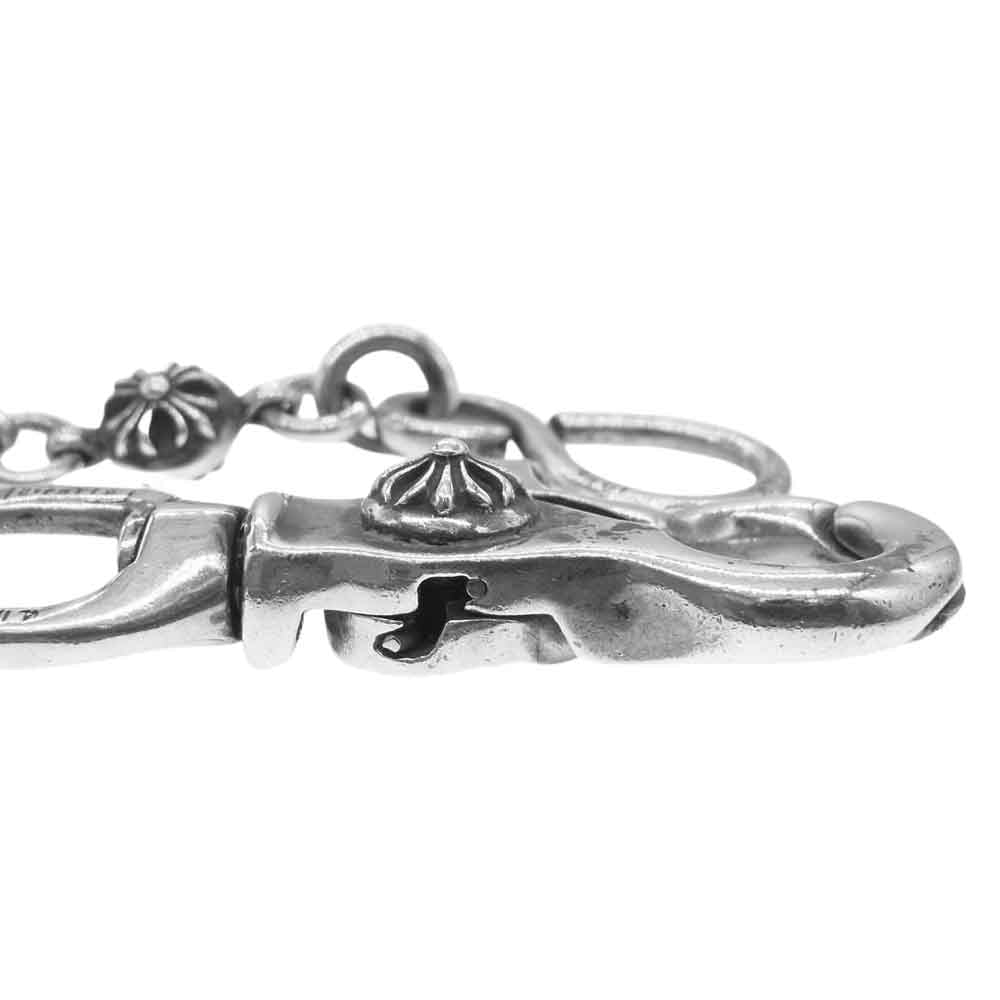 CHROME HEARTS クロムハーツ（原本無） 1クリップ ショート マルチボール ウォレットチェーン シルバー系【中古】