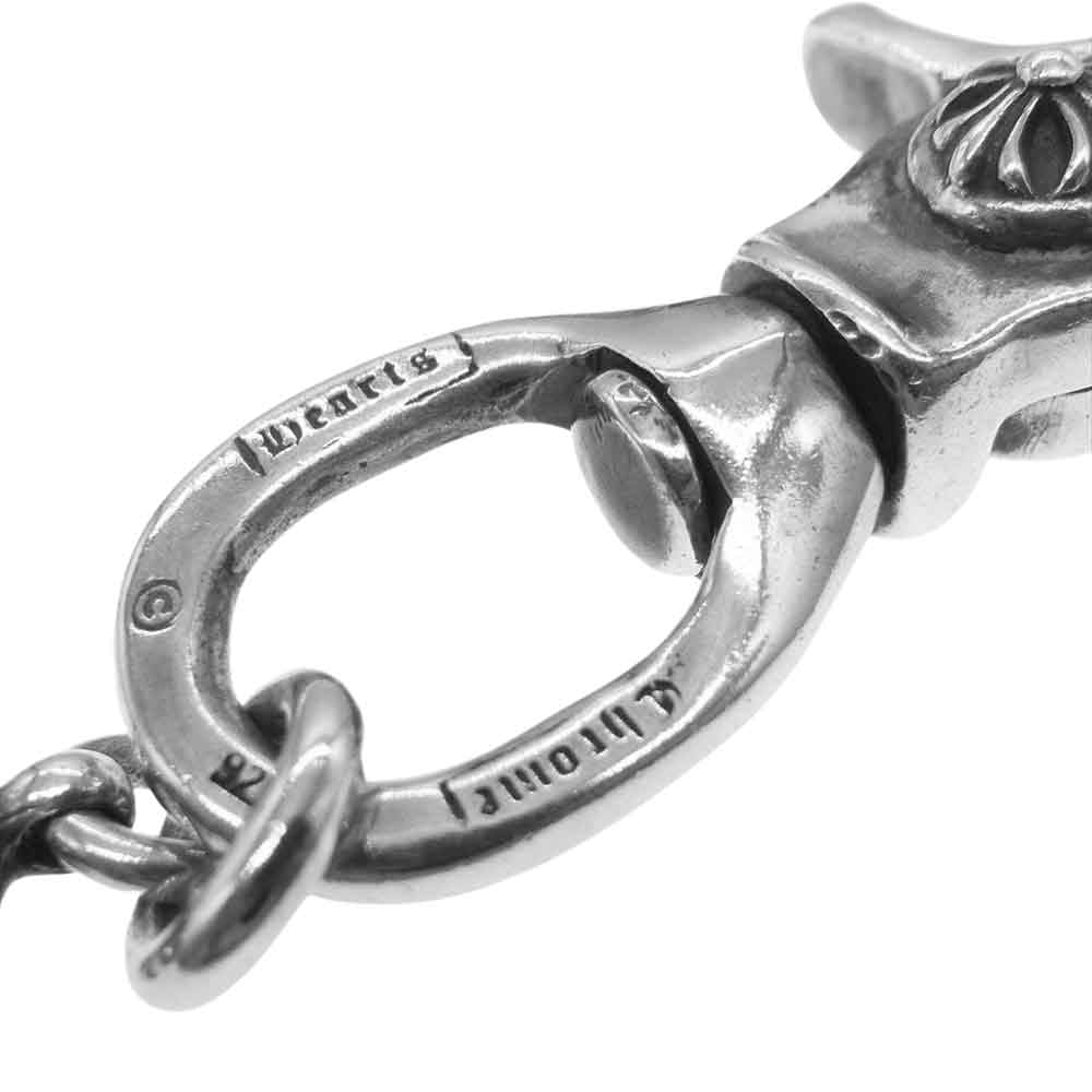 CHROME HEARTS クロムハーツ（原本無） 1クリップ ショート マルチボール ウォレットチェーン シルバー系【中古】