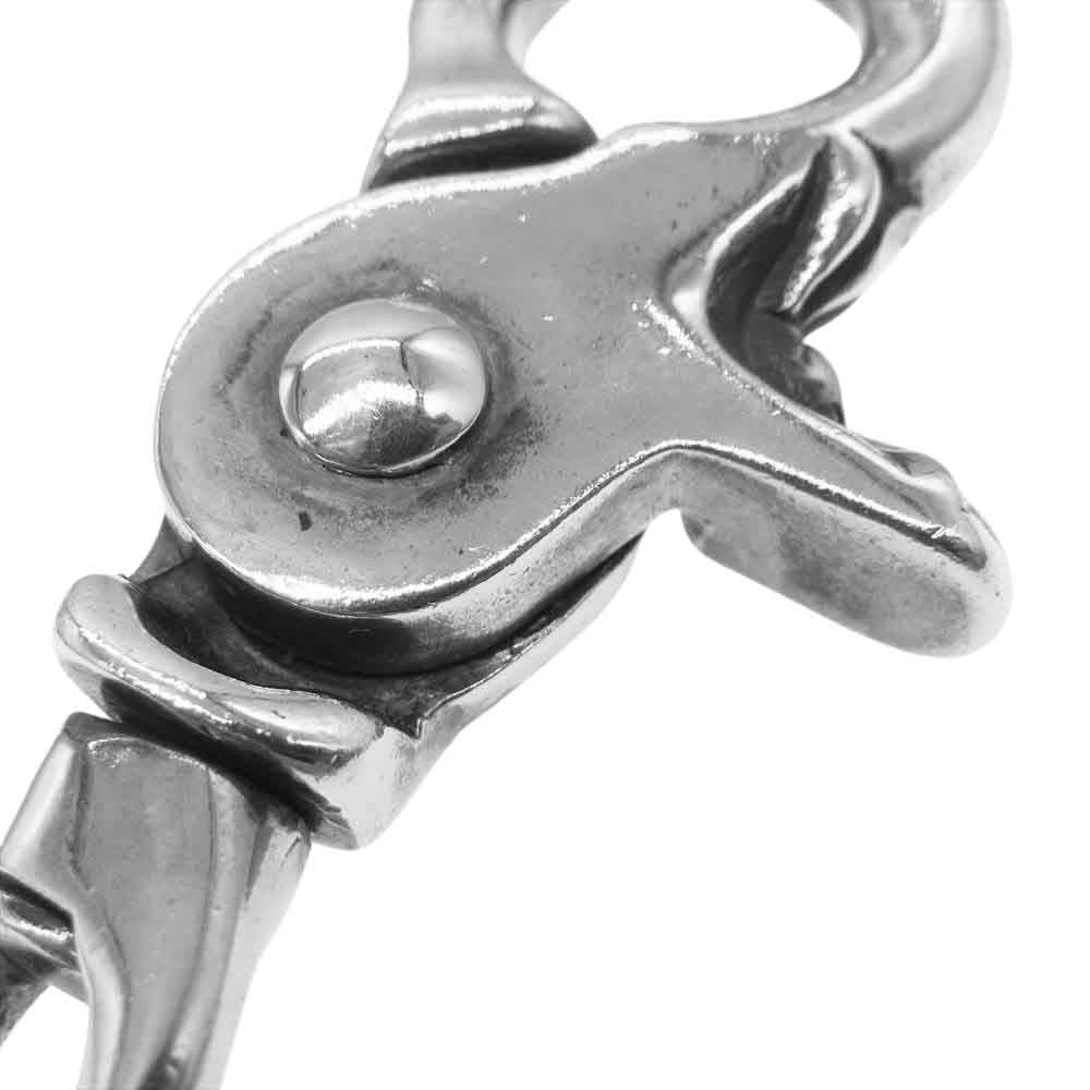 CHROME HEARTS クロムハーツ（原本無） 1クリップ ショート マルチボール ウォレットチェーン シルバー系【中古】