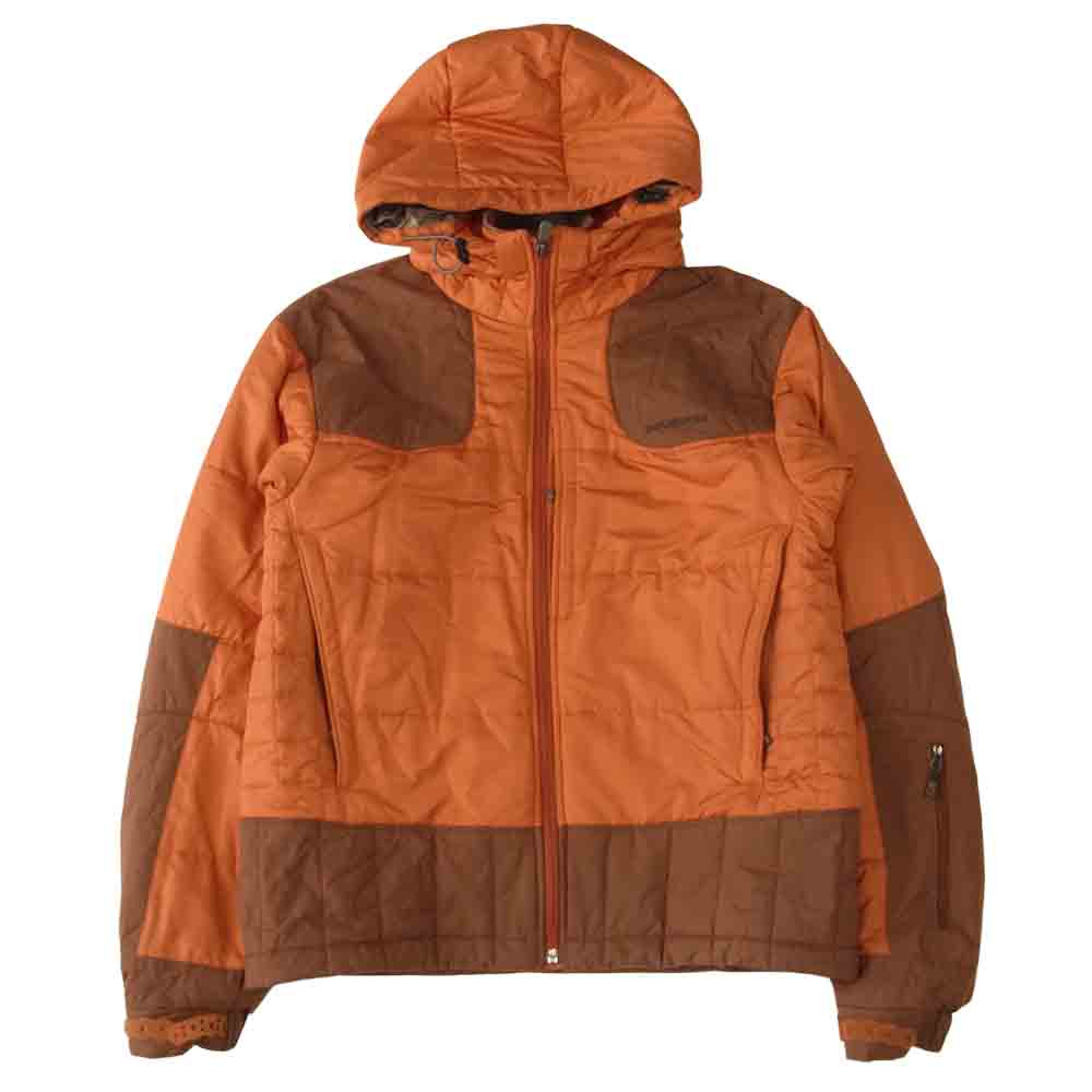 patagonia パタゴニア 05AW 29450 05年製 刺繍ロゴ Puff Rider Jacket パフライダー ジャケット 中綿 ジャケット オレンジ系 S【中古】