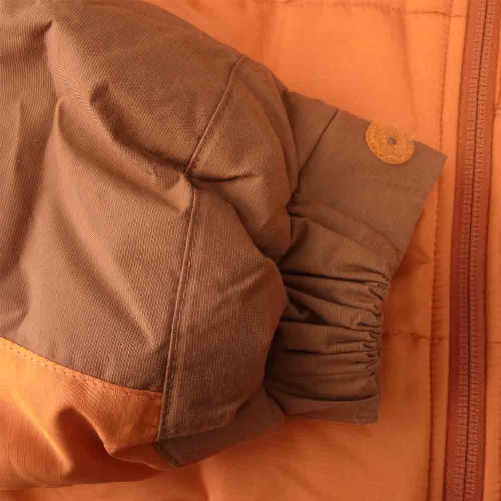 patagonia パタゴニア 05AW 29450 05年製 刺繍ロゴ Puff Rider Jacket パフライダー ジャケット 中綿 ジャケット オレンジ系 S【中古】