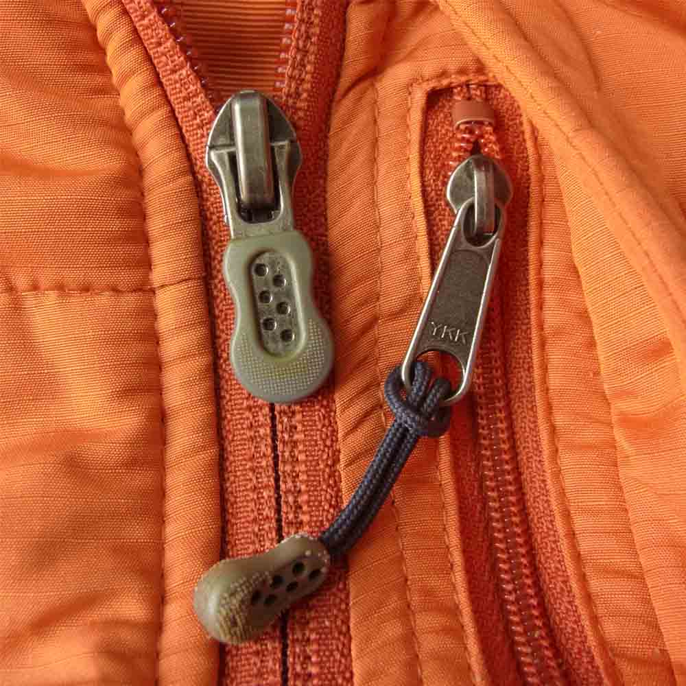 patagonia パタゴニア 05AW 29450 05年製 刺繍ロゴ Puff Rider Jacket パフライダー ジャケット 中綿 ジャケット オレンジ系 S【中古】