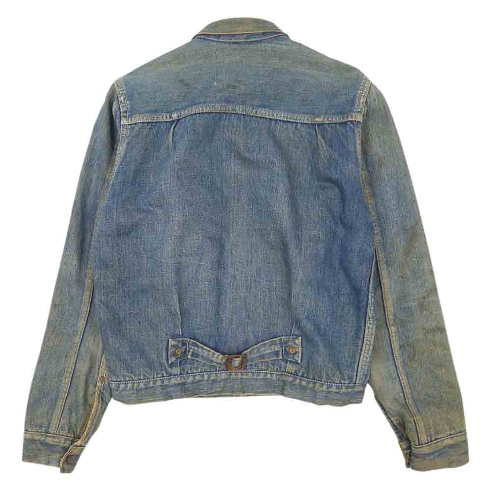 Levi's リーバイス ヴィンテージ オリジナル 519 XX 1st 裏地 ブランケット ボタン裏刻印無 ツープロング 片面タブ インディゴブルー系【中古】