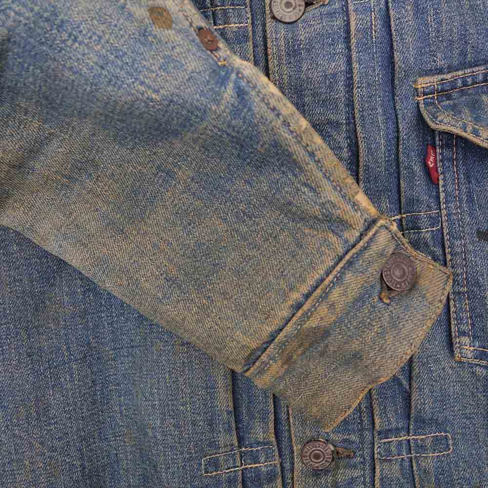 Levi's リーバイス ヴィンテージ オリジナル 519 XX 1st 裏地 ブランケット ボタン裏刻印無 ツープロング 片面タブ インディゴブルー系【中古】