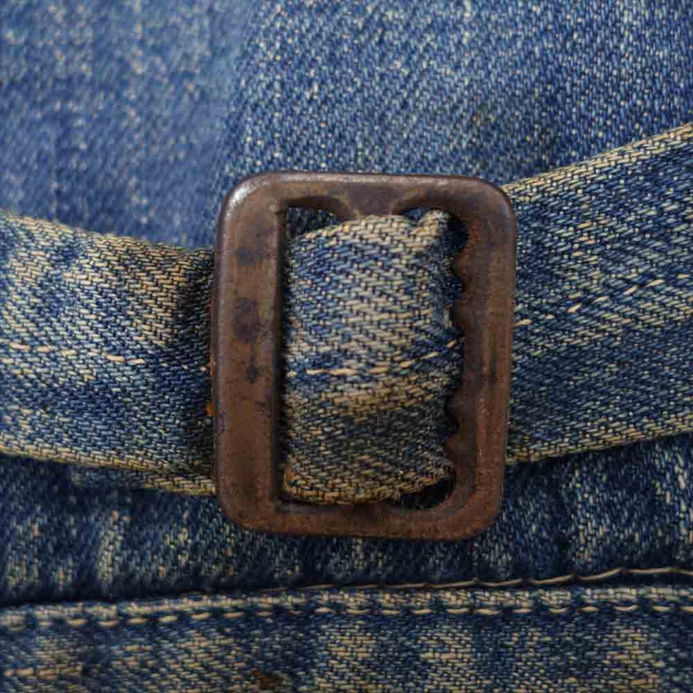 Levi's リーバイス ヴィンテージ オリジナル 519 XX 1st 裏地 ブランケット ボタン裏刻印無 ツープロング 片面タブ インディゴブルー系【中古】