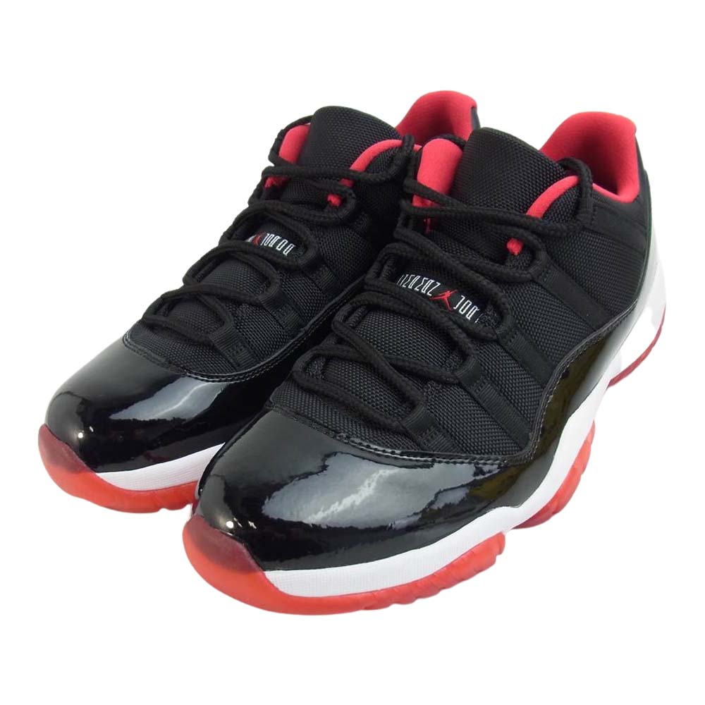 NIKE ナイキ 528895-012 AIR JORDAN 11 RETRO LOW BRED エアジョーダン レトロ ローカット スニーカー ブラック系 28.5ｃｍ【美品】【中古】