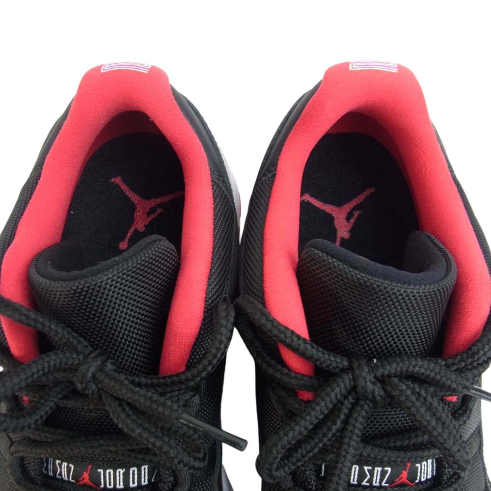 NIKE ナイキ 528895-012 AIR JORDAN 11 RETRO LOW BRED エアジョーダン レトロ ローカット スニーカー ブラック系 28.5ｃｍ【美品】【中古】