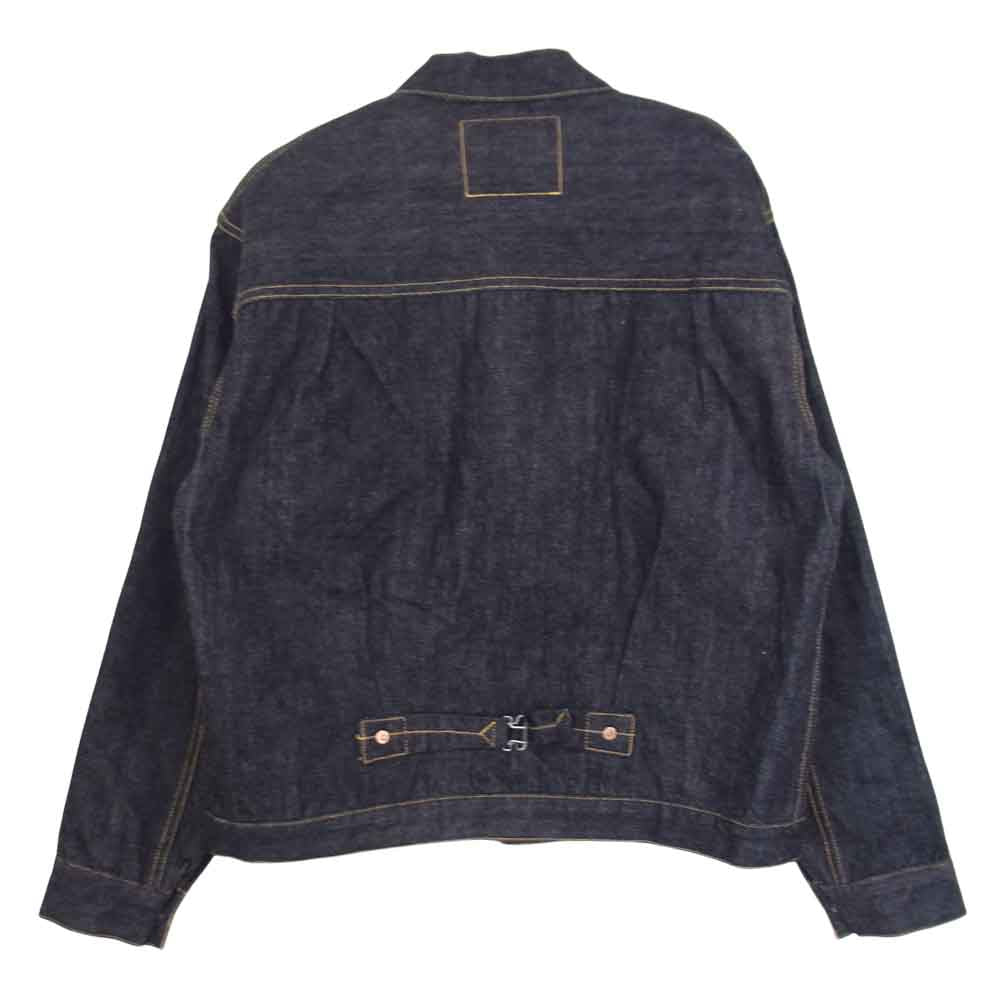 The REAL McCOY'S ザリアルマッコイズ DENIM JACKET WWII 大戦モデル 月桂樹ボタン デニム ジャケット インディゴブルー系 38【美品】【中古】