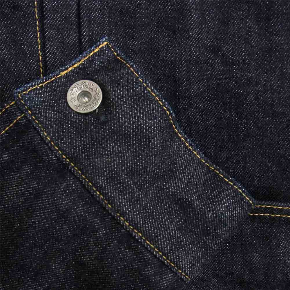 The REAL McCOY'S ザリアルマッコイズ DENIM JACKET WWII 大戦モデル 月桂樹ボタン デニム ジャケット インディゴブルー系 38【美品】【中古】