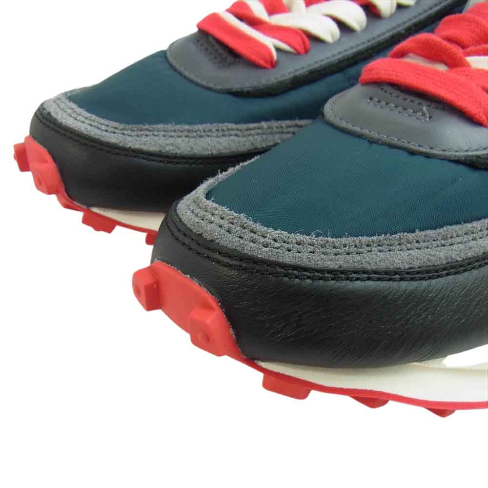 NIKE ナイキ × UNDERCOVER × sacai DJ4877 300 黒タグ付き LD WAFFLE ワッフル ローカット スニーカー モスグリーン系 レッド系 28cm【新古品】【未使用】【中古】