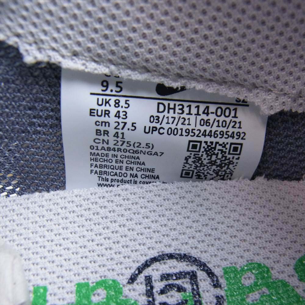 NIKE ナイキ × CLOT × sacai DH3114 001 黒タグ付き LD WAFFLE ワッフル ローカット スニーカー グレー系 27.5【新古品】【未使用】【中古】