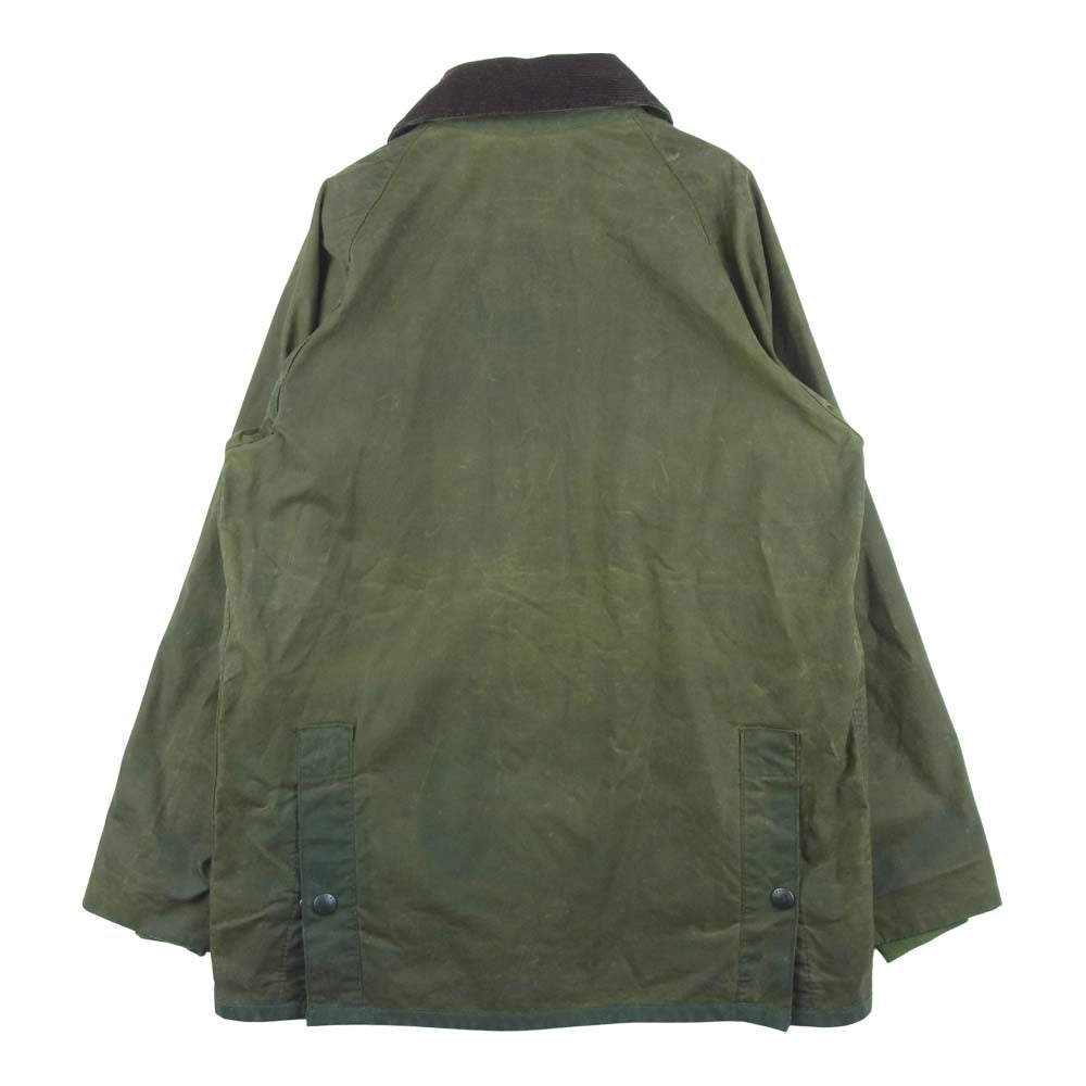 Barbour バブアー 88年製 3ワラント BEDALE ビデイル オイルド ジャケット イングランド製 カーキ系 36【中古】