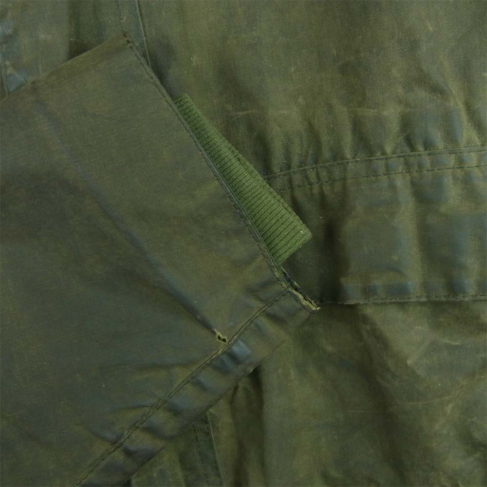 Barbour バブアー 88年製 3ワラント BEDALE ビデイル オイルド ジャケット イングランド製 カーキ系 36【中古】