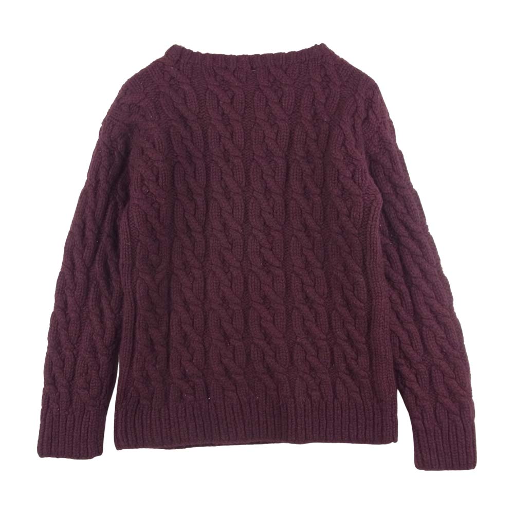 TENDERLOIN テンダーロイン KANATA カナタ ローゲージ ニット セーター ウール エンジ系【中古】