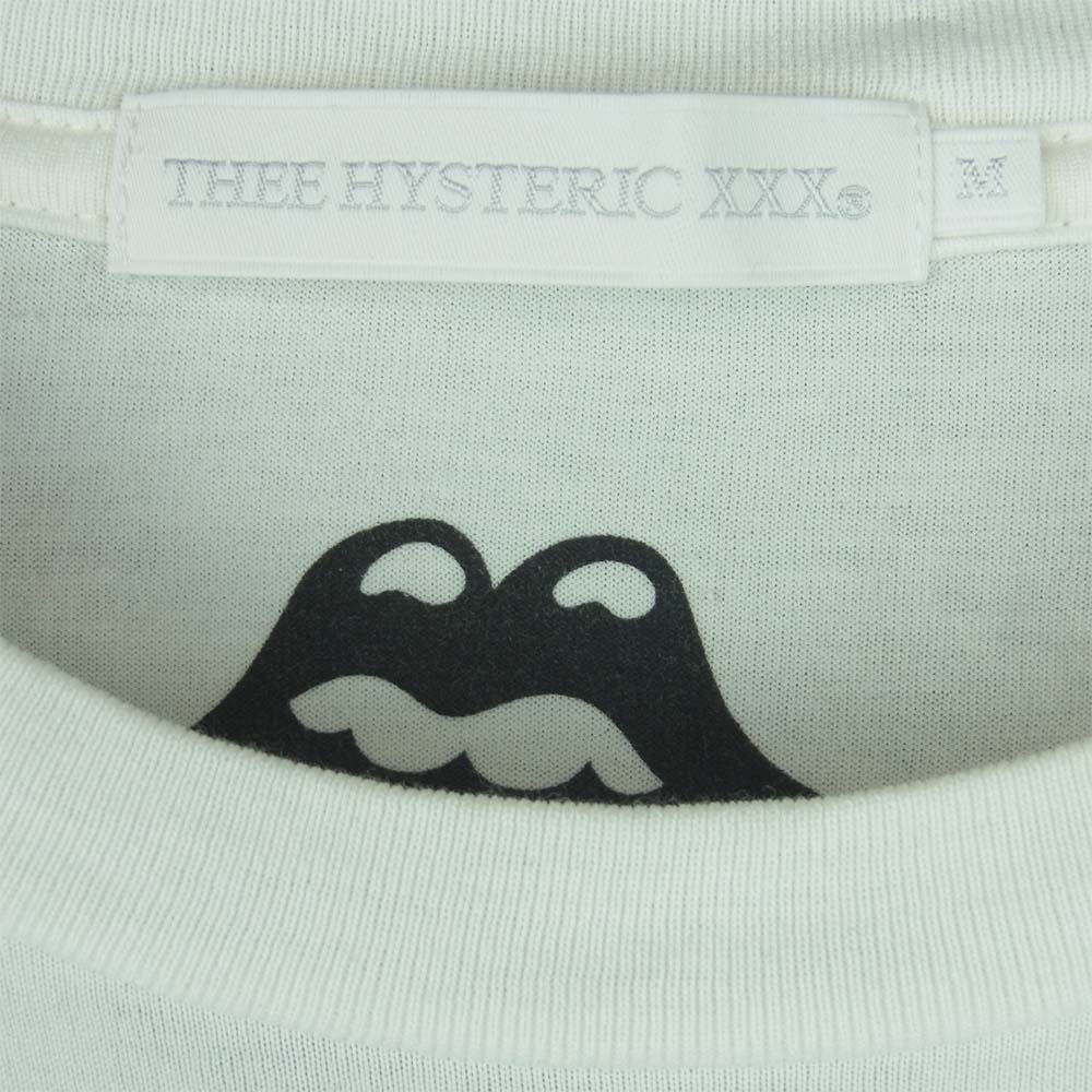 HYSTERIC GLAMOUR ヒステリックグラマー 19SS 06191CT07 XXX トリプルエックス THE ROLLING STONES GLOBE THEATRE 1965 ローリング ストーンズ 半袖 Tシャツ ホワイト系 M【美品】【中古】