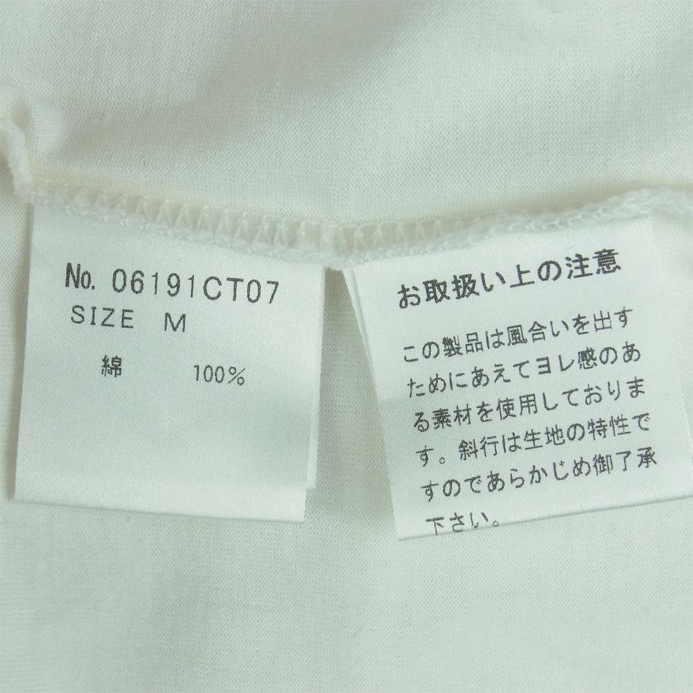 HYSTERIC GLAMOUR ヒステリックグラマー 19SS 06191CT07 XXX トリプルエックス THE ROLLING STONES GLOBE THEATRE 1965 ローリング ストーンズ 半袖 Tシャツ ホワイト系 M【美品】【中古】