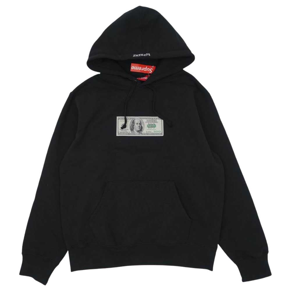 Supreme シュプリーム 20SS FRANKLIN HOODED SWEATSHIRT フランクリン プルオーバー パーカー ブラック系 S【美品】【中古】