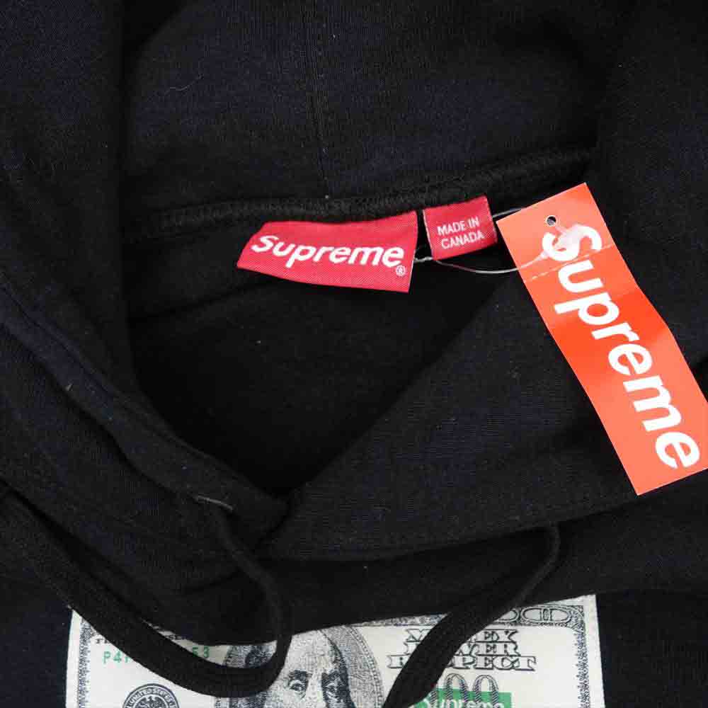 Supreme シュプリーム 20SS FRANKLIN HOODED SWEATSHIRT フランクリン プルオーバー パーカー ブラック系 S【美品】【中古】