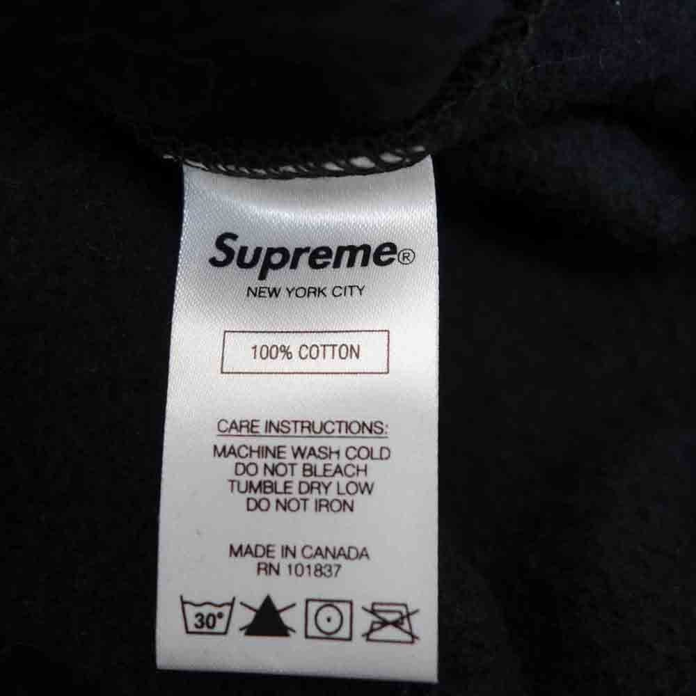 Supreme シュプリーム 20SS FRANKLIN HOODED SWEATSHIRT フランクリン プルオーバー パーカー ブラック系 S【美品】【中古】