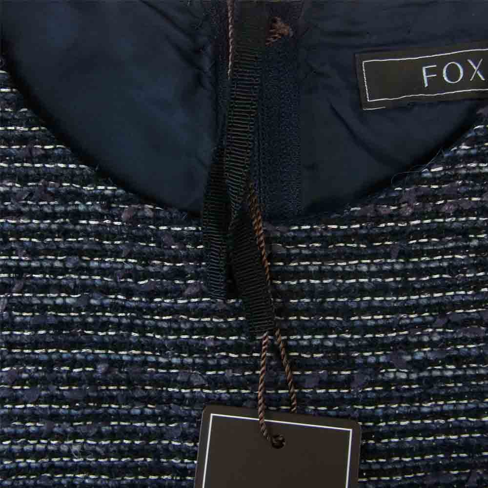 FOXEY フォクシー 32798-SOFE129T サイドクール ワンピース ネイビー系 38【中古】