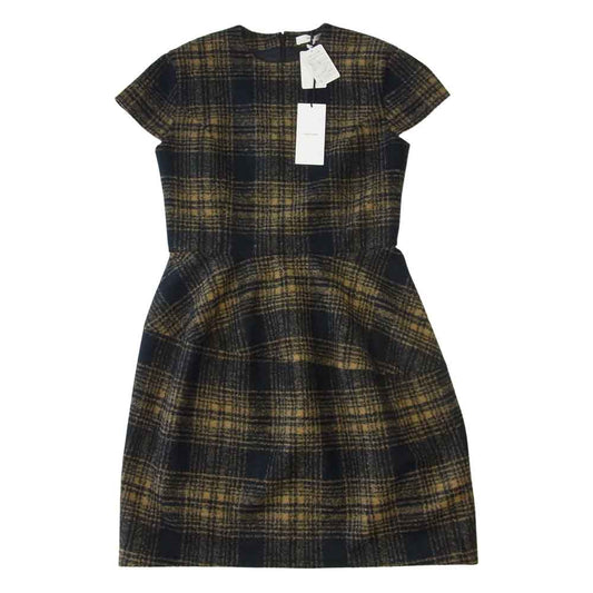 YOKO CHAN ヨーコチャン YCD-420-709 Tweed Balloon Dress ツイード バルーン ドレス ベージュ系 40【新古品】【未使用】【中古】