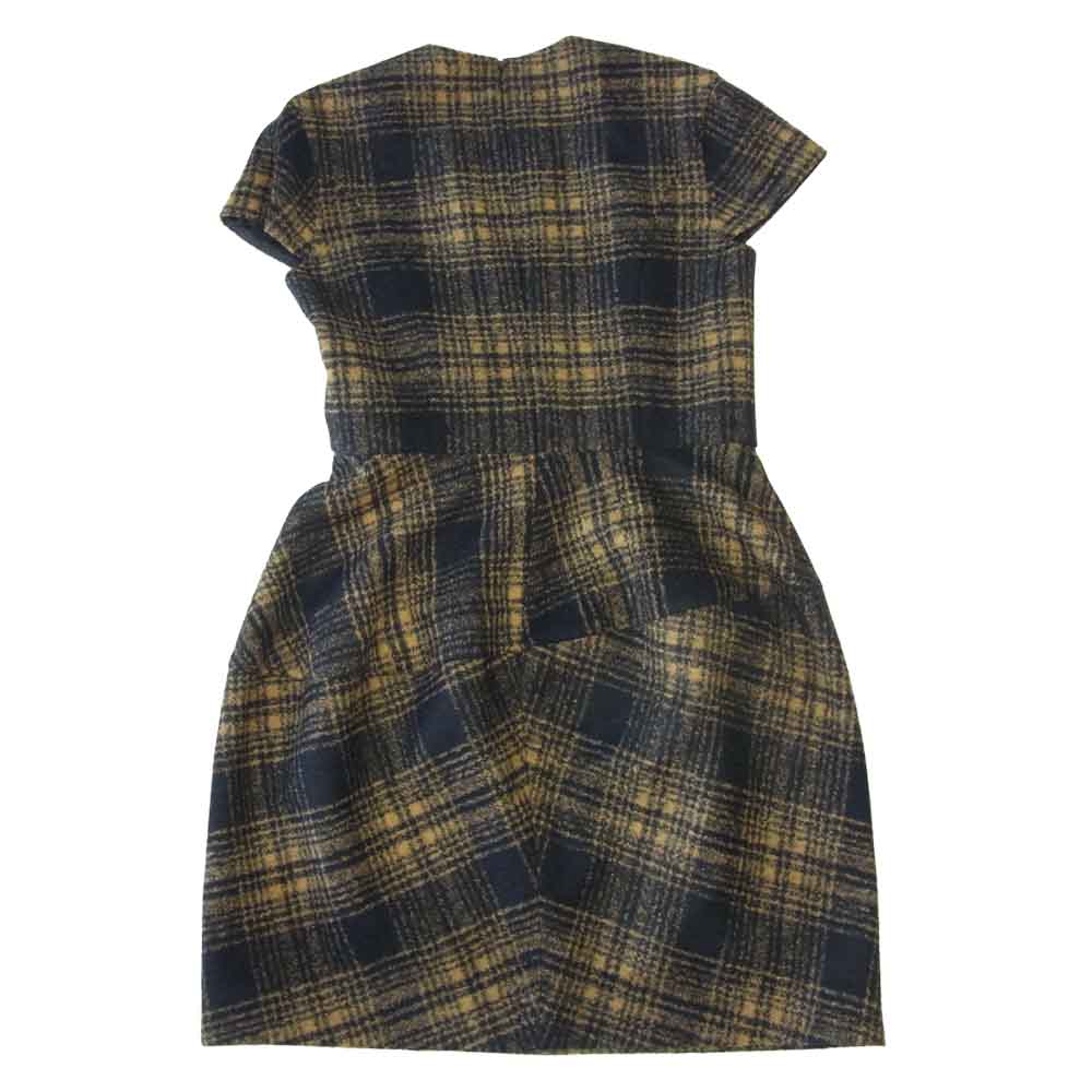 YOKO CHAN ヨーコチャン YCD-420-709 Tweed Balloon Dress ツイード バルーン ドレス ベージュ系 40【新古品】【未使用】【中古】