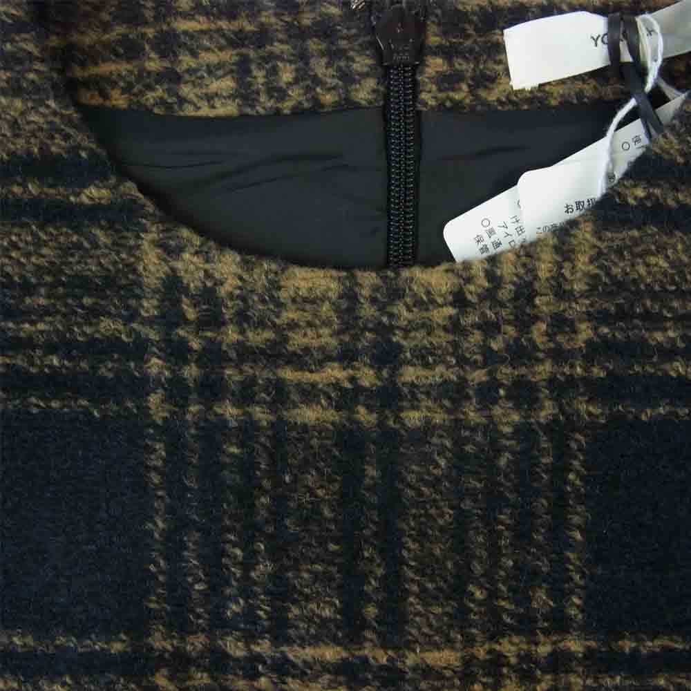 YOKO CHAN ヨーコチャン YCD-420-709 Tweed Balloon Dress ツイード バルーン ドレス ベージュ系 40【新古品】【未使用】【中古】