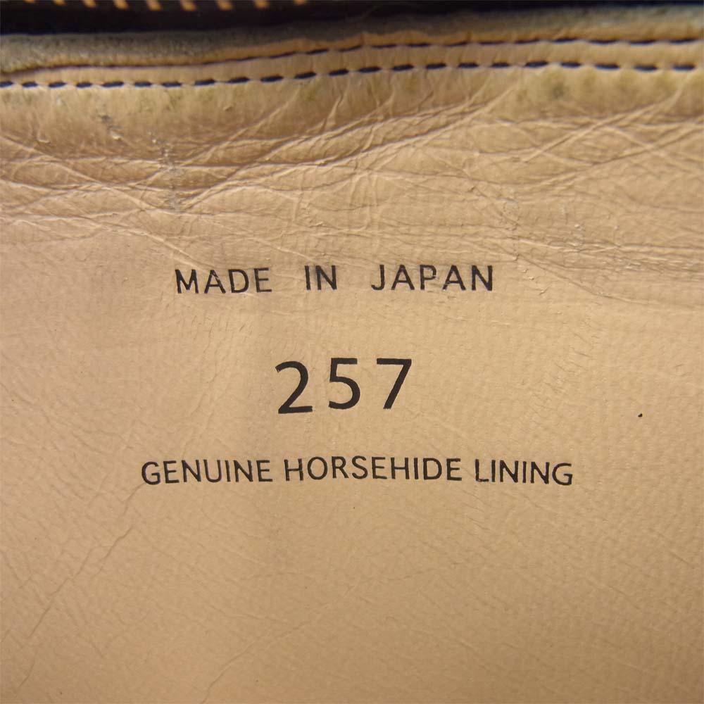 GLADHAND & Co. グラッドハンド PORTER ポーター GH-BELONGINGS ZIP WALLET 型押し ラウンドジップ ウォレット 長財布 ブラック系【中古】