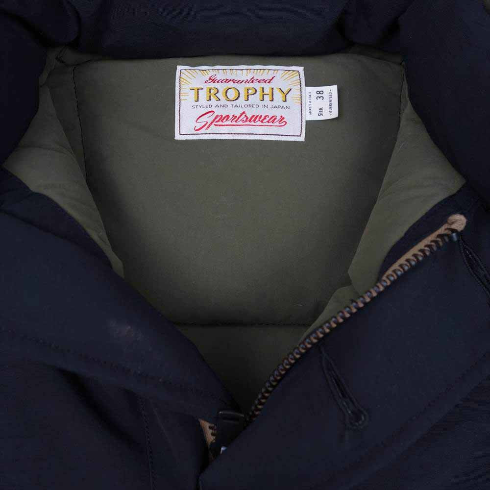トロフィークロージング Alpine Down Coat アルパイン ダウン コート ジャケット ブラック系 38/M【中古】