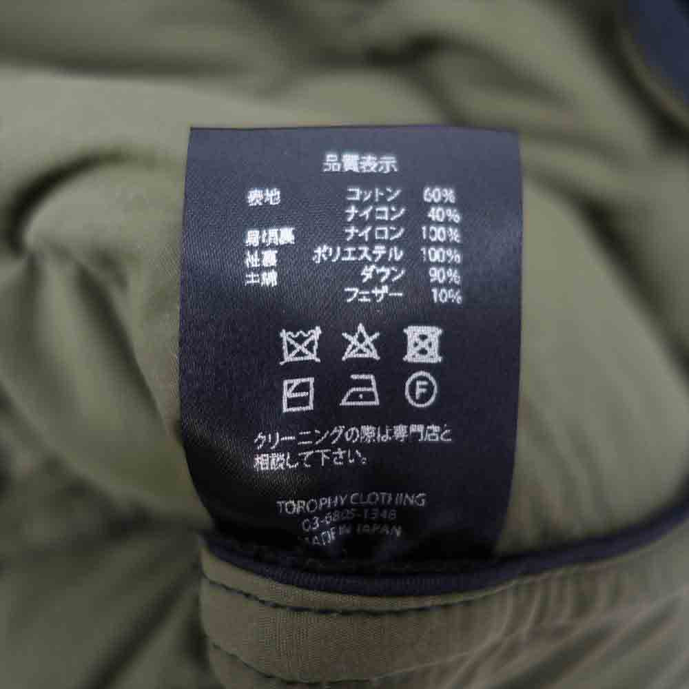 トロフィークロージング Alpine Down Coat アルパイン ダウン コート ジャケット ブラック系 38/M【中古】