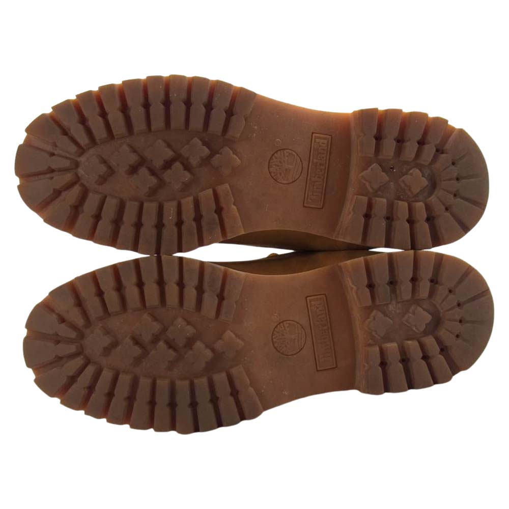 Supreme シュプリーム 20AW × Timberland ティンバーランド Big Logo 6-inch Premium Boot ビッグロゴ 6インチ プレミアム ブーツ ブラウン系 26.5cm【中古】