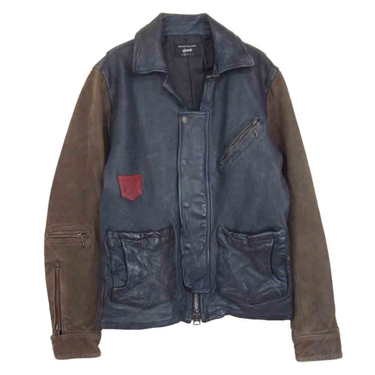 glamb グラム GB0419 JKT02 Durden Leather JKT ベジタブルタンニン ラムレザー ジャケット ブラウン系 1【中古】