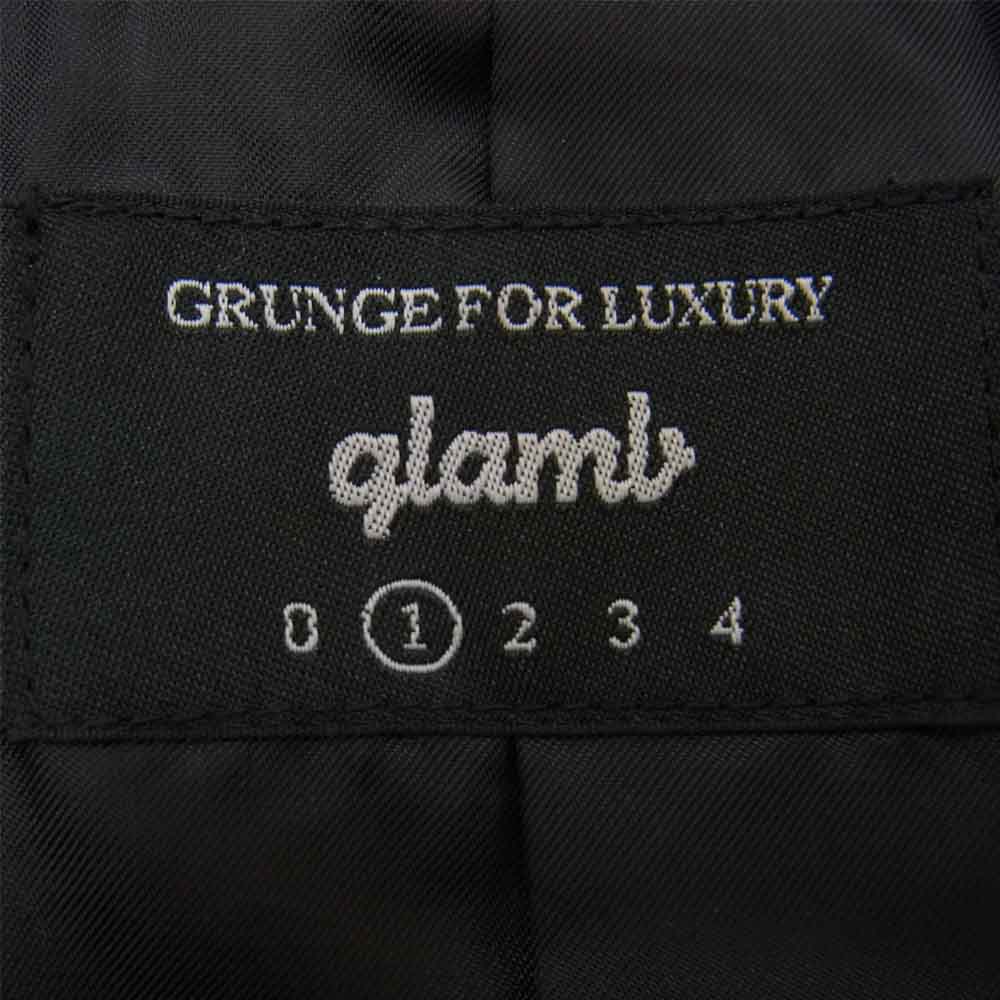 glamb グラム GB0419 JKT02 Durden Leather JKT ベジタブルタンニン ラムレザー ジャケット ブラウン系 1【中古】