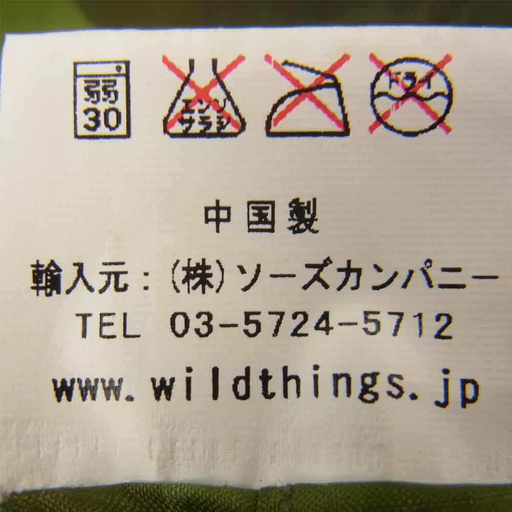 WILDTHINGS ワイルドシングス WT010087 × UNITED CARR by BUZZ RICKSONS ユナイテッドカー バズリクソンズ リバーシブル ナイロン ジャケット ネイビー系 M【中古】
