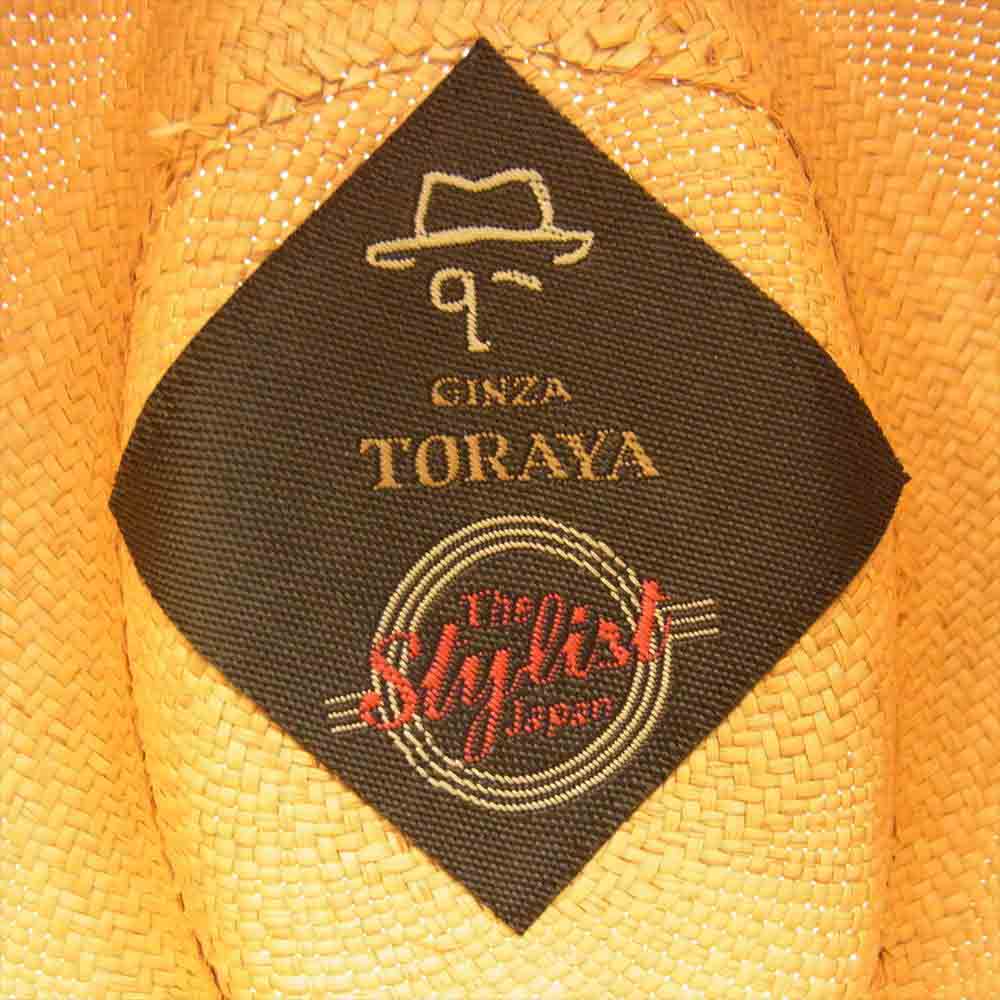 The Stylist Japan ザスタイリストジャパン TORAYA GINZA パナマ ハット 帽子 ベージュ系 L【中古】