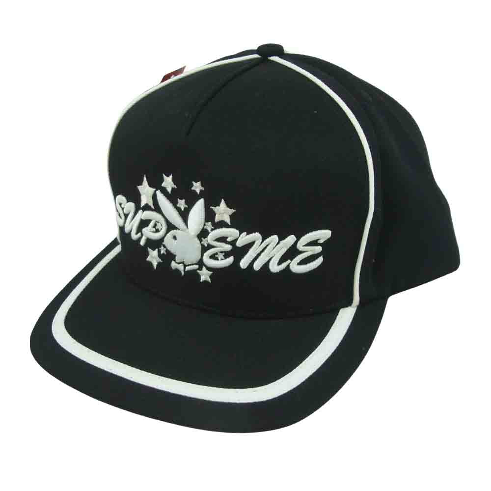 Supreme シュプリーム Playboy Mesh Back 5-Panel プレイボーイ 5 パネル キャップ ブラック系 Free【新古品】【未使用】【中古】