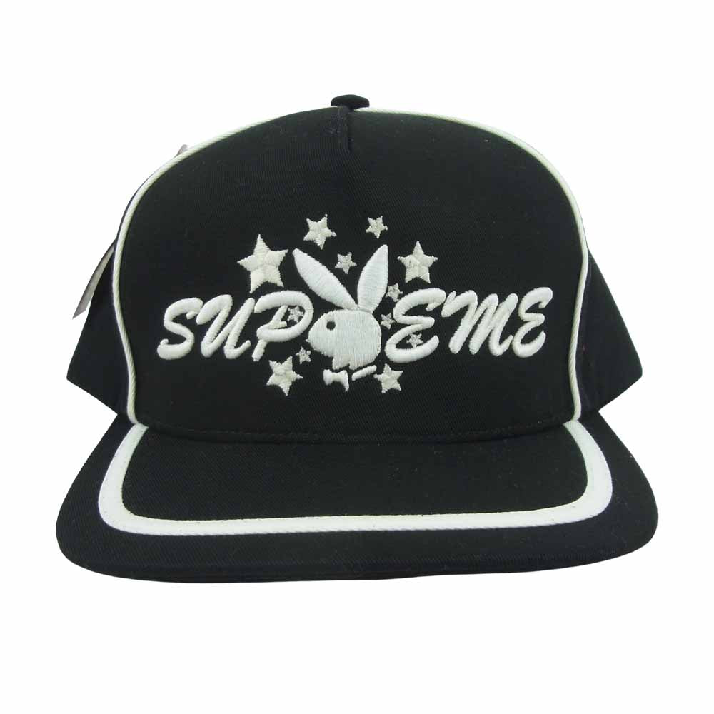 Supreme シュプリーム Playboy Mesh Back 5-Panel プレイボーイ 5 パネル キャップ ブラック系 Free【新古品】【未使用】【中古】