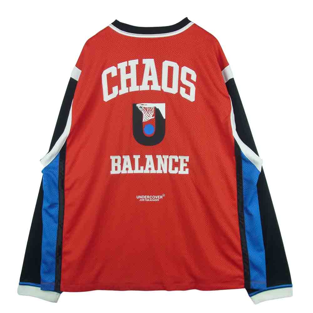 UNDERCOVER アンダーカバー CZ4701-611 NIKE ナイキ Long Sleeve Shooting Top ロングスリーブ シューティングトップ 長袖 Tシャツ レッド系 XXL【美品】【中古】