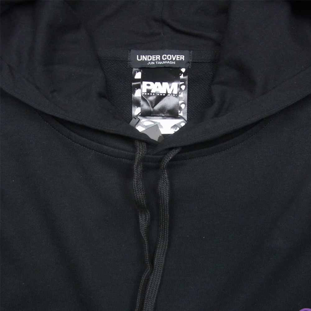 UNDERCOVER アンダーカバー 20AW OTZ4803 P.A.M. パム プリント プルオーバー パーカー ブラック系 XL【新古品】【未使用】【中古】