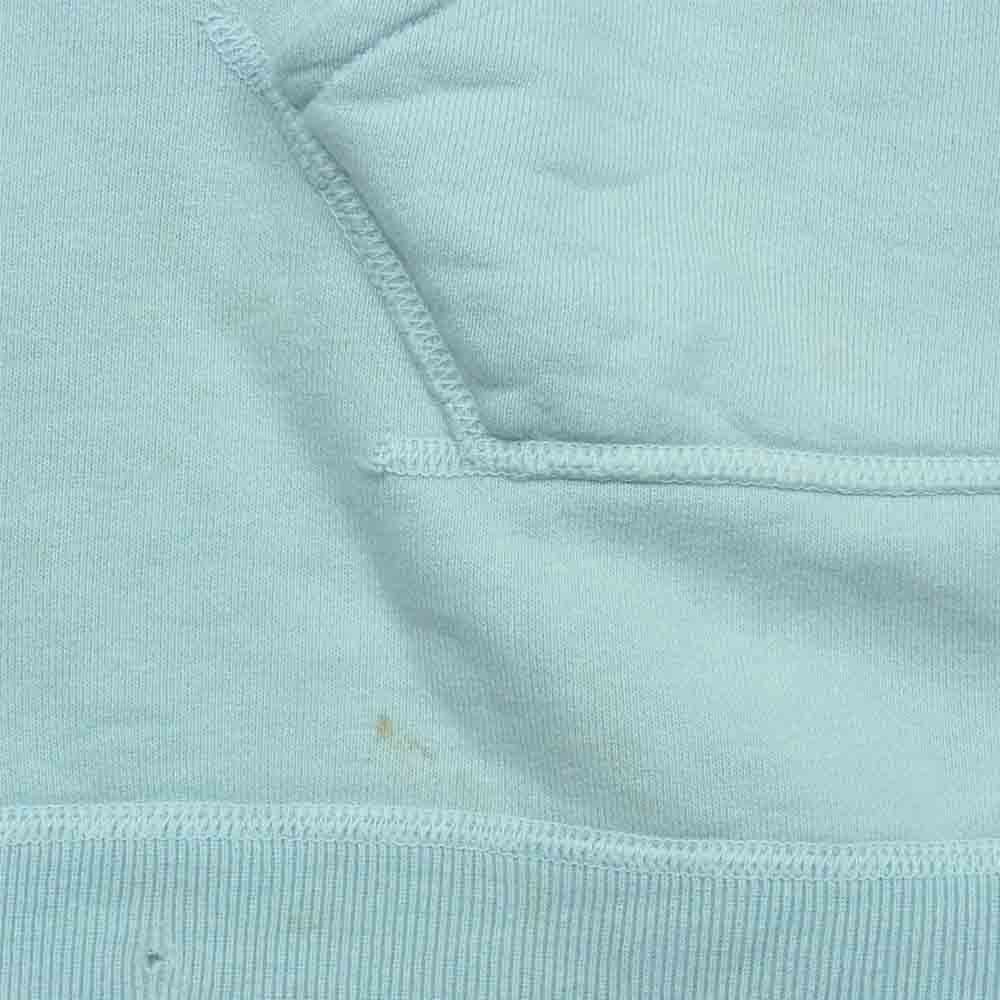 セントマイケル SM-S21-0000-0421 Angel Hoodie ダメージ加工 エンジェルフーディー パーカー ライトブルー系 XL【中古】