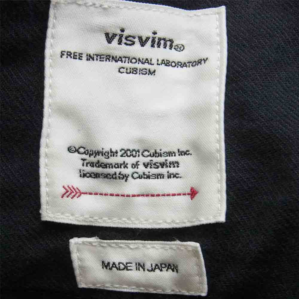 VISVIM ビズビム 21AW 121205008007 TRAVAILLER BRACES PANTS DMGD ダメージ加工 サスペンダー パンツ ブラック系 5【美品】【中古】