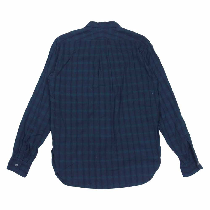 Engineered Garments エンジニアードガーメンツ 新タグ期 コットン チェック ボタンダウン シャツ グリーン系 S【中古】