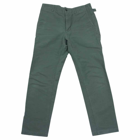 Engineered Garments エンジニアードガーメンツ Ground Pant Cotton Double Cloth グラウンド コットン パンツ モスグリーン系 30【中古】