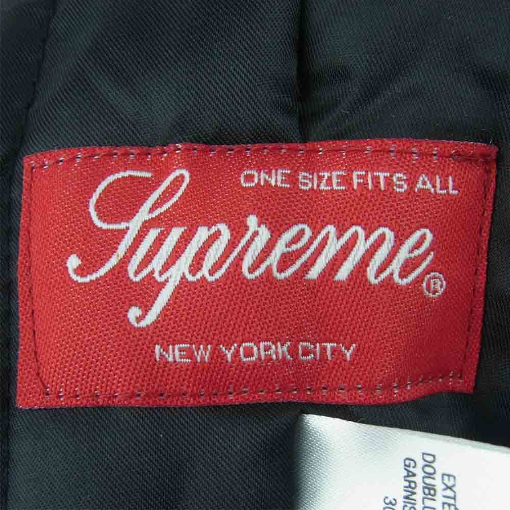 Supreme シュプリーム 19AW Dimensions Logo Denim Trooper デニム ファー トゥルーパー キャップ 帽子 インディゴブルー系【中古】