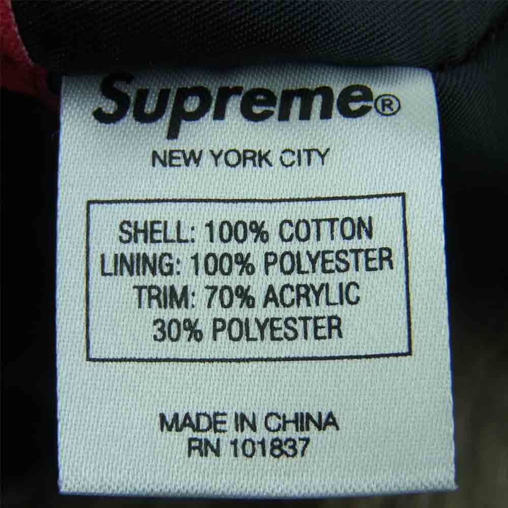 Supreme シュプリーム 19AW Dimensions Logo Denim Trooper デニム ファー トゥルーパー キャップ 帽子 インディゴブルー系【中古】