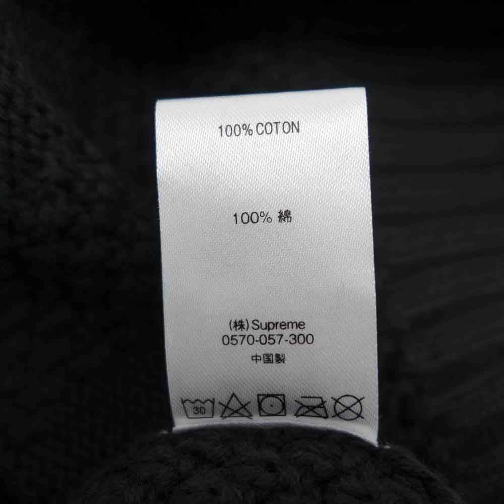 Supreme シュプリーム 20AW Textured Small Box Sweater スモール ボックスロゴ セーター ニット ブラック系 XL【中古】